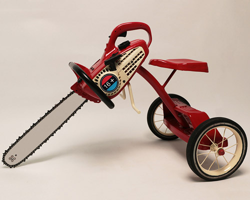 benjamin nordsmark's sculpture brings more danger to childhood