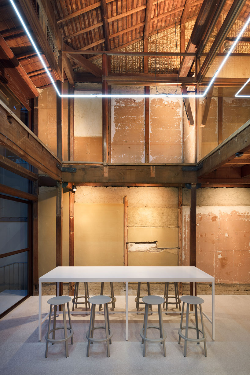 blue bottle coffee kyoto is a minimalist machiya renovation by schemata