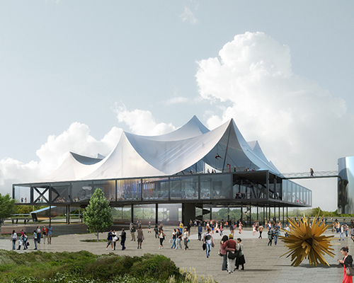 clement blanchet architecture designs contemporary circus for paris metropolitan area