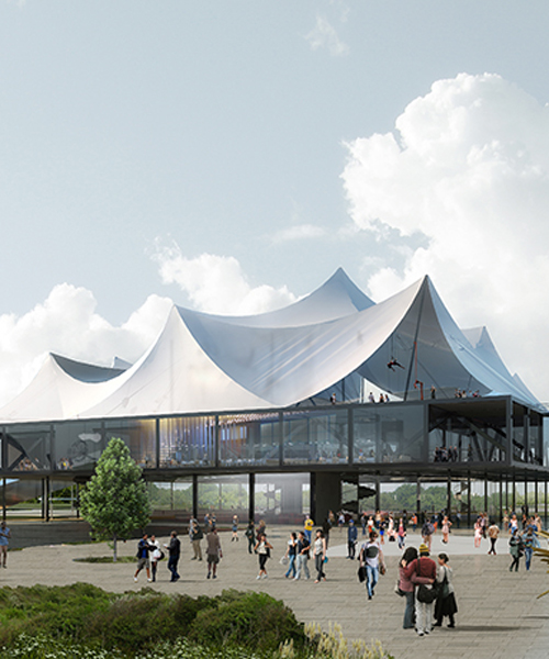 clement blanchet architecture designs contemporary circus for paris metropolitan area