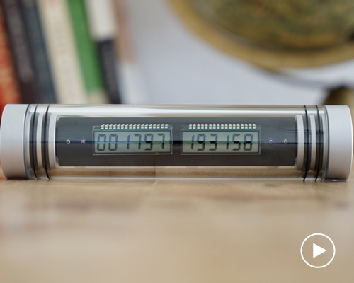 single-use, long scale launch clock by CW&T is designed to outlive you