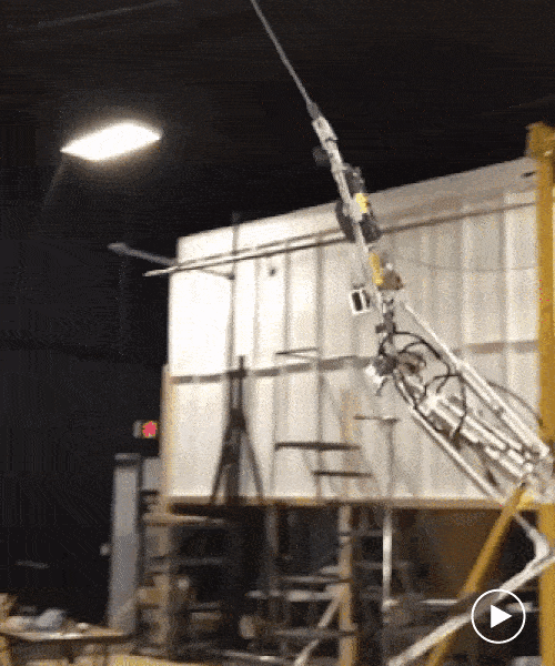 disney's human-scale stickman robot has amazing acrobatic skills