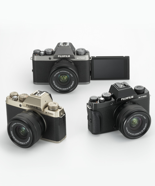 classic style at entry level, fujifilm unveils the mirrorless X-T100