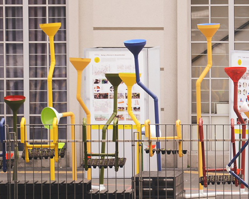 garis architects designs urban symphony, an interactive installation at WUF kuala lampur