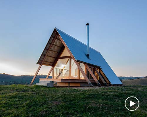JR's hut is a true australian home on the range, built by a two person team