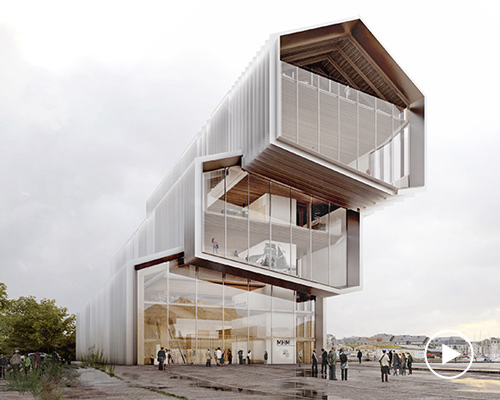 maritime history museum by kengo kuma references the architecture of saint-malo's port