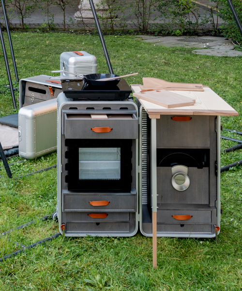 marc sadler packs the kitchen in a suitcase with portable cookstation for FPM