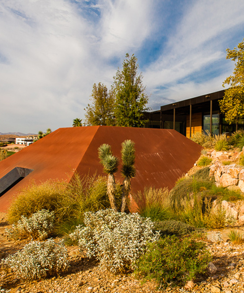 you can now own this vegas desert dream home with its own james turrell skyspace