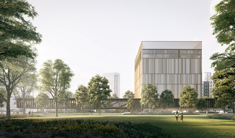 mecanoo's proposal for taiwan national archive building