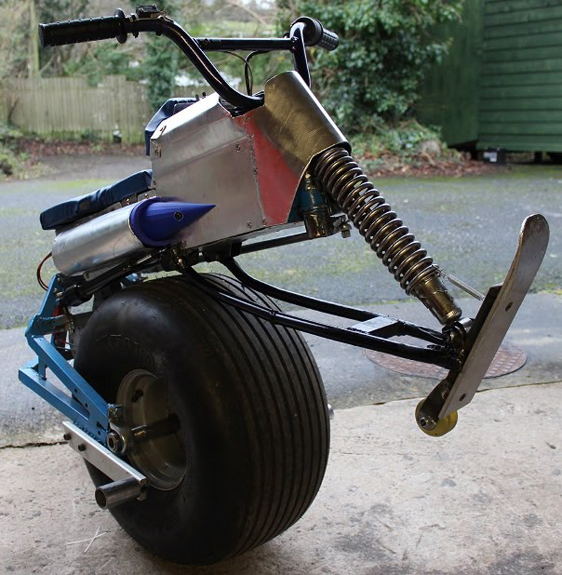 this retroinspired selfbalancing unicycle defies imagination