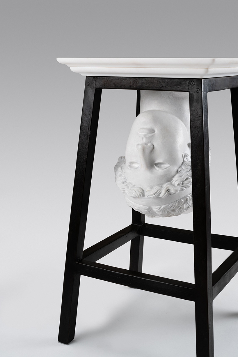 sebastian errazuriz recasts greek and roman masterpieces in marble for everyday use