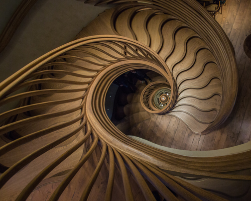 Image of a fantastical spriral staircase