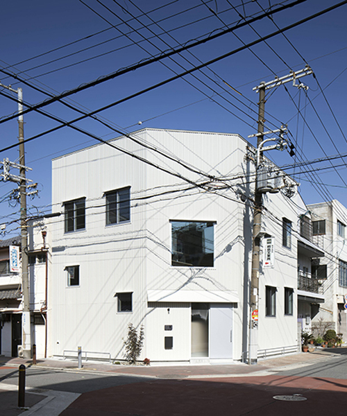 swing designs shared house project with an open feeling within the densely osaka city