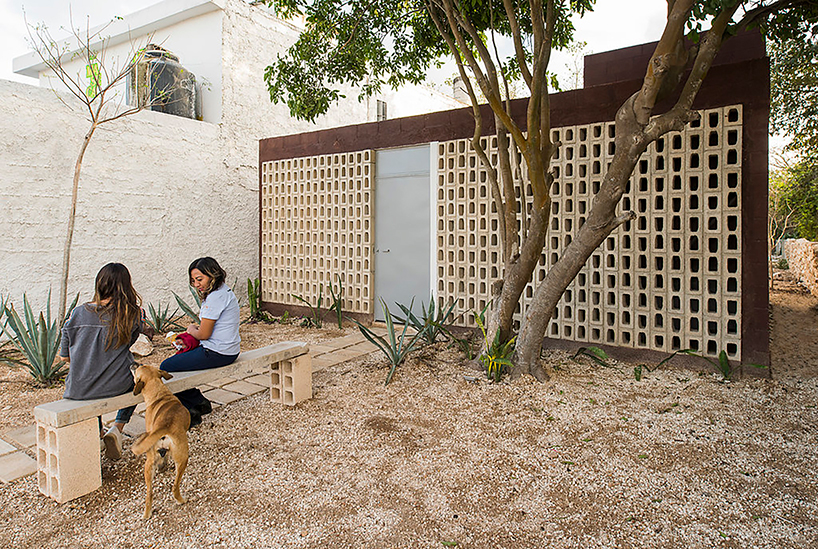 TACO's affordable housing module in mexico is a small-scale space for social activity