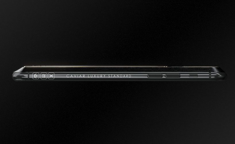 the $4,600 tesla iphone X features its own solar panel charging element