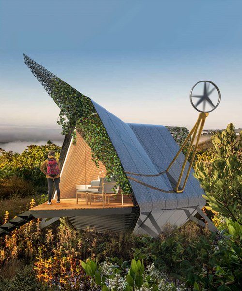 mini 3D printed huts offer zero-impact respite for trendy 'agrihood' community