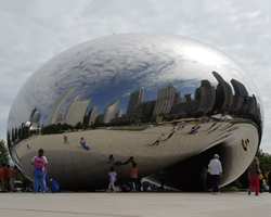 anish kapoor sues the NRA for pro-gun ad featuring famed sculpture ‘cloud gate’