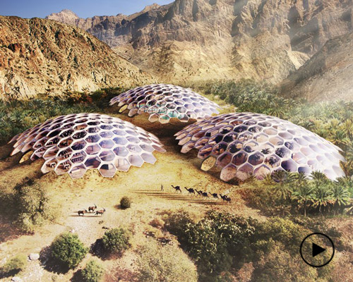 baharash architecture unveils self-sustaining biodomes wildlife conservation center in UAE
