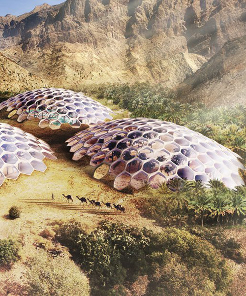 baharash architecture unveils self-sustaining biodomes wildlife conservation center in UAE