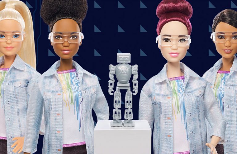 robotics engineer barbie builds robots and teaches code