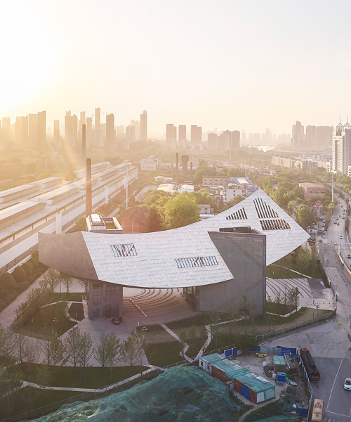 daniel libeskind's first project in china is a sweeping ark-like museum in wuhan