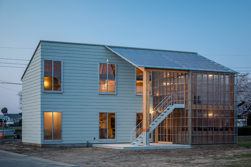 in central japan, a solarium home designed for cultivating flora