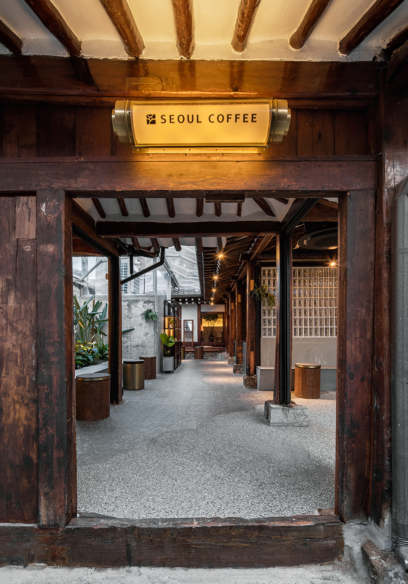 traditional korean home reclaimed to form light-filled seoul coffee shop