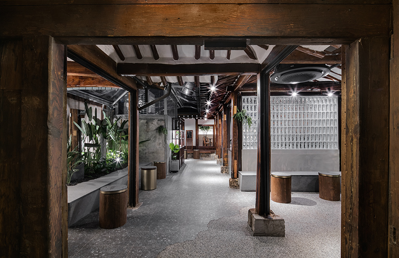 traditional korean home reclaimed to form light-filled seoul coffee shop