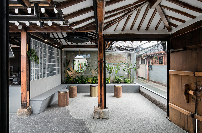 traditional korean home reclaimed to form light-filled seoul coffee shop