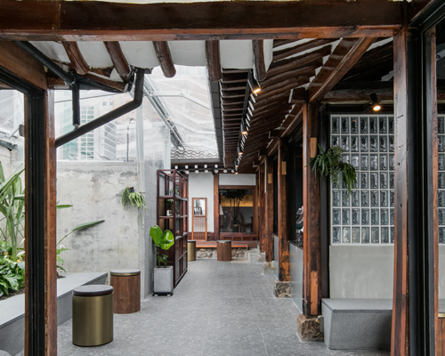 traditional korean home reclaimed to form light-filled seoul coffee shop