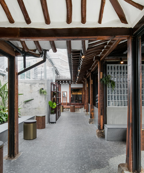 traditional korean home reclaimed to form light-filled seoul coffee shop
