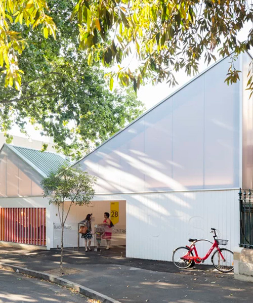 DJRD and lacoste + stevenson's childcare centre draws on children's naive depictions of housing
