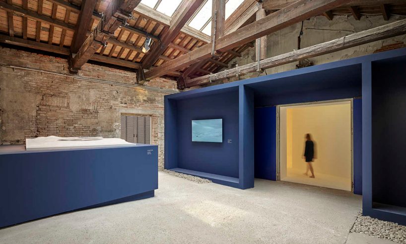 dorte mandrup's sensuous installation takes visitors of the venice biennale to an arctic extreme