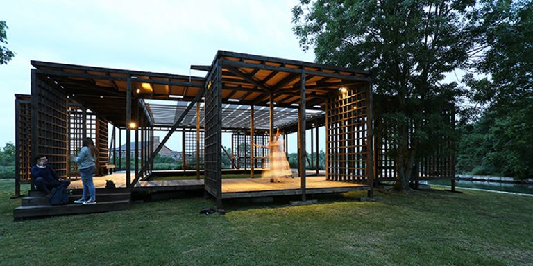 this dance pavilion by rintala eggertsson brings biennale visitors together