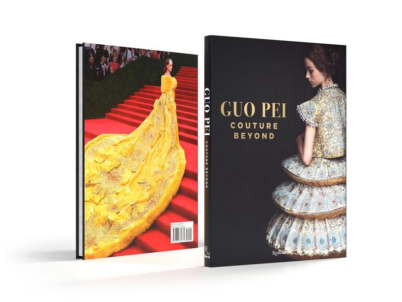 chinese couture visionary guo pei's sculptural creations are shot in otherworldly environments