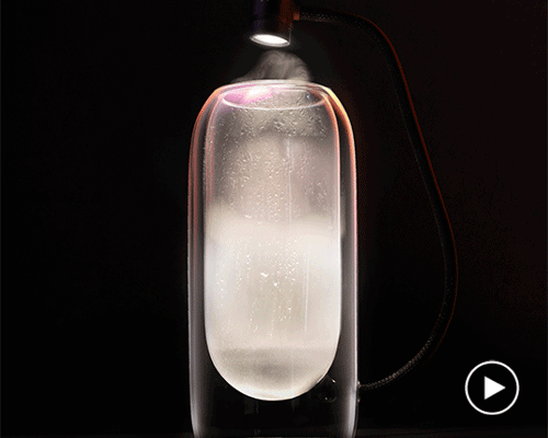 jean-baptiste durand reveals 'experience of light' collection of lamps