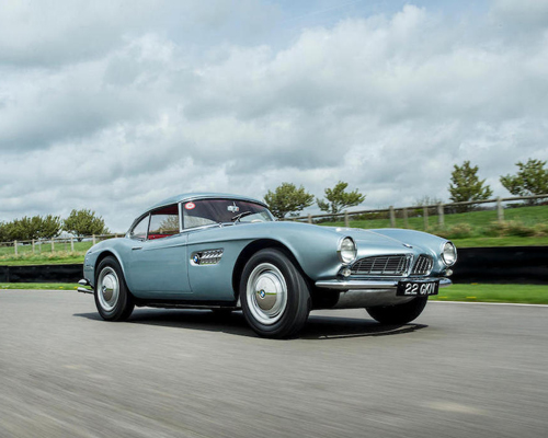 racing legend john surtees' BMW 507 roadster is up for auction