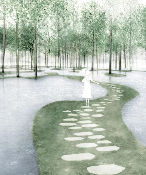 junya ishigami's art biotop project of a water garden in tochigi, japan opens