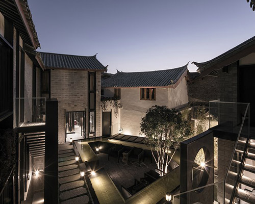 yiduan shanghai renovates an old chinese complex into a boutique hotel in yunnan province