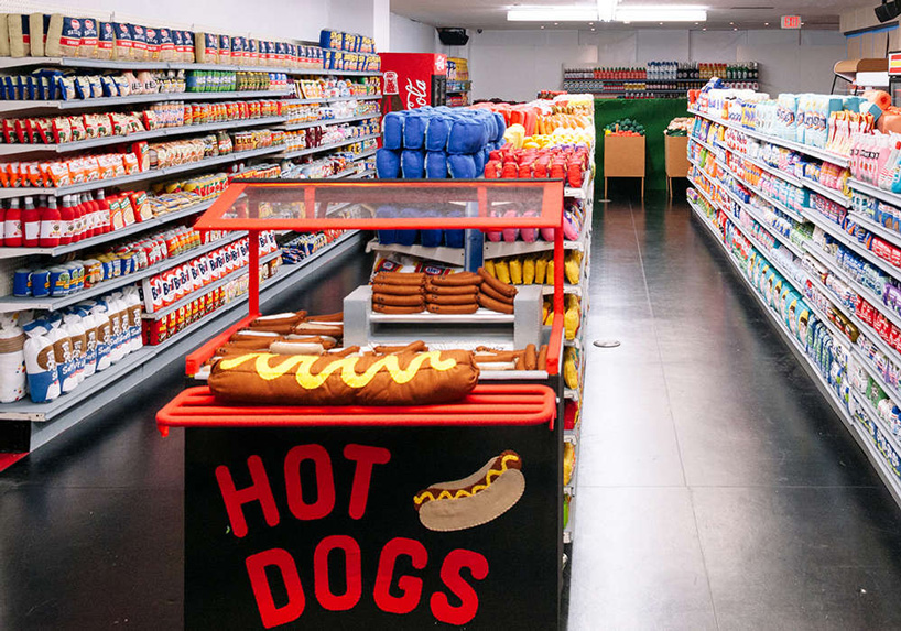 Artist Lucy Sparrow Unveils A Colorful Grocery Store Made Entirely Of  Felt?!