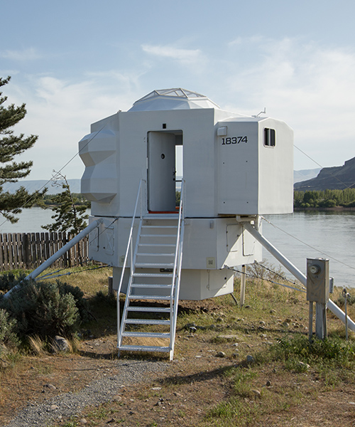this 250-square-foot micro home is inspired by the apollo 11 lunar lander
