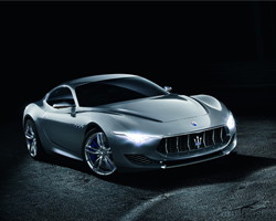maserati electrifies their alfieri coupe concept-turned-production car