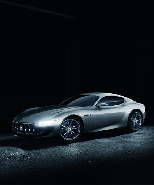maserati electrifies their alfieri coupe concept-turned-production car