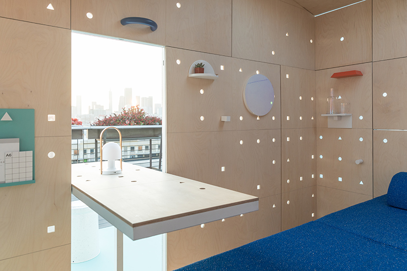 MINI LIVING + freelandbuck's urban cabin offers living quality within 15m2