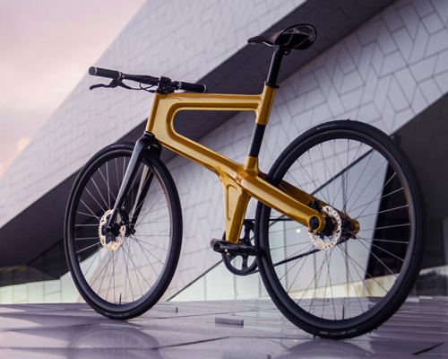mokumono's locally-produced delta bike takes its cues from the automotive industry