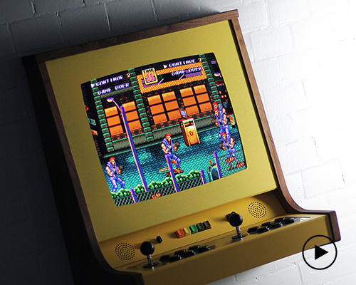 the originx is a beautiful arcade cabinet and delicate homage to pong