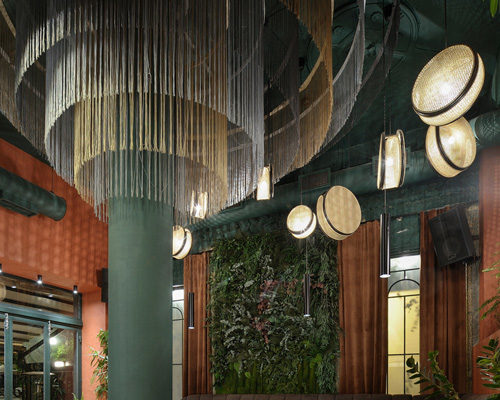 bohemian meets luxury in cluster architects' cafe-restaurant in greece