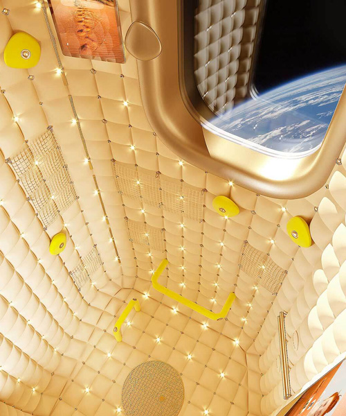 philippe starck designs womb-like habitation module for future space tourists