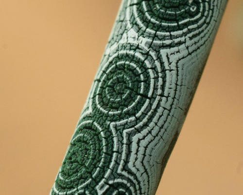 the art of nature captured in photographs of a weathering chain link fence