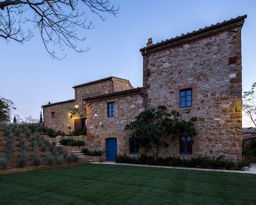 ciclostile's farmhouse in italy pays attention to historical context and environment